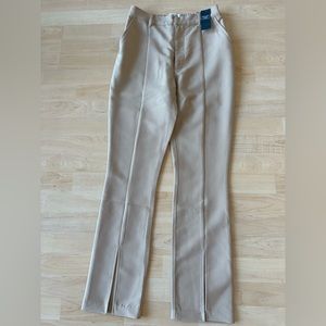 Abercrombie & Fitch Skinny Ultra High Rise Tailored Pant with Ankle Slits